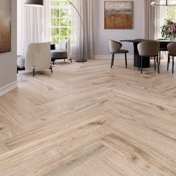 Dakaris Natural Oak Wood Effect Matt Porcelain Tile 120x20cm