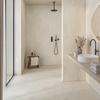 Azuma Rock White Stone Effect Italian Large Matt Porcelain Tile 120x60cm