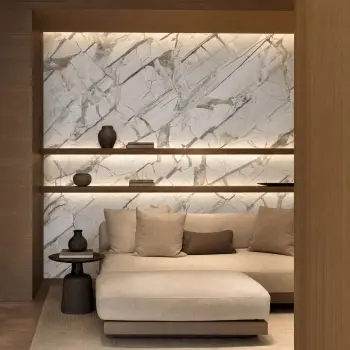TrueTouch Coastal White Marble Effect Composite Wall Panels
