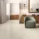 Lugano Cream Marble Effect Large Polished Porcelain Tile 120x120cm