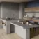 Feroe Dark Grey Concrete Effect Large Matt Porcelain Slab 280x120cm