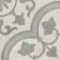 Cuban Silver Ornate Patterned Matt Porcelain Tile 22.3x22.3cm