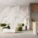 Daphne White Onyx Marble Effect Large Matt Porcelain Slab 280x120cm