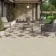 Bellevue Star Decor Ivory Stone Effect Matt Porcelain Outdoor Paving Tile 59.2x59.2cm