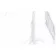Carrara White Marble Effect Gloss Ceramic Tile 55x33cm