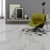 Carrara White Gloss Marble Effect Ceramic Tile 45x45cm