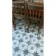 Metropolis Star Patterned Black Ceramic Tile 45x45cm