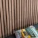 Trepanel® Autumn Brown Oak Acoustic Wood Wall Panels