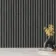 Trepanel® Chevron Noir Black Acoustic Wood Wall Panels