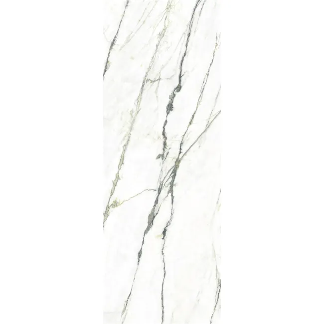 Macha Green Marble Effect Large Matt Porcelain Slab 275x100cm