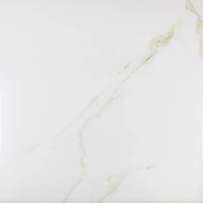 Carrara Gold Matt Marble Effect Porcelain Tile 60.5x60.5cm