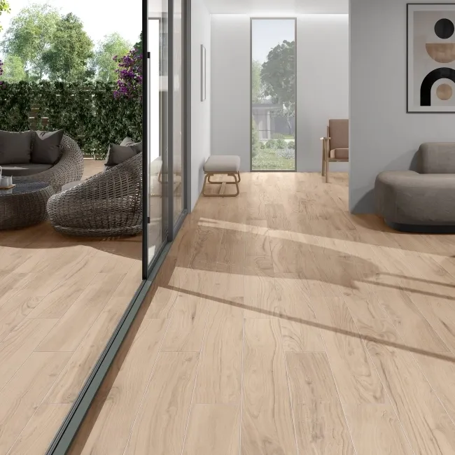 Bolzano Haya Wood Effect Matt Porcelain Tile 120x20cm