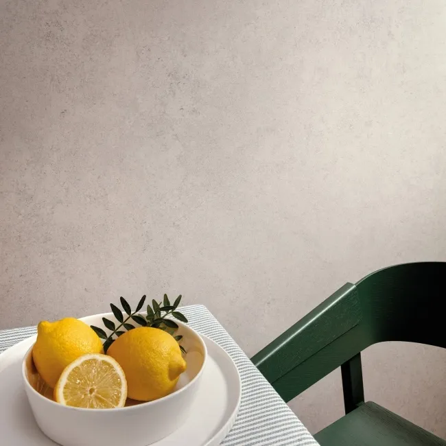 Cluny White Stone Effect Large Matt Porcelain Slab 275x100cm