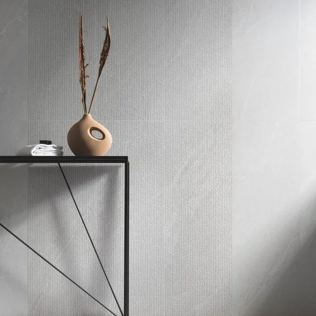 Alchemy Pearl Textured Decor Slate Effect Matt Ceramic Wall Tile 100x33.3cm