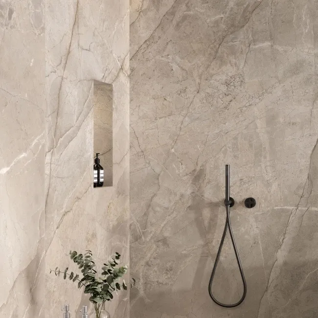The Rock Fior Di Bosco Marble Effect Italian Large Matt Porcelain Tile 120x60cm