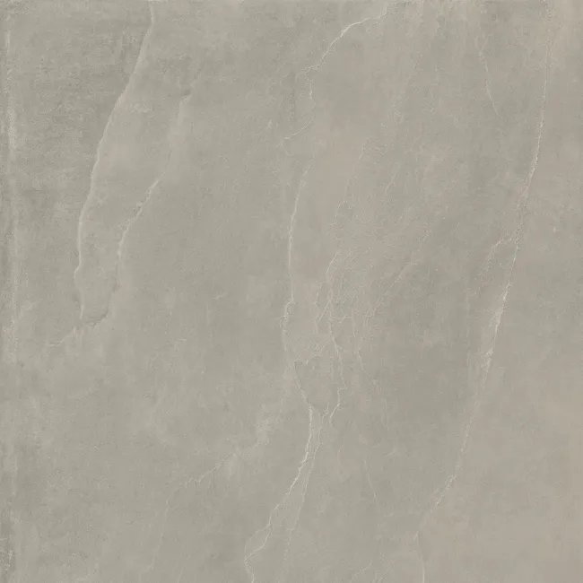 Azuma Rock Grey Stone Effect Italian Large Matt Porcelain Tile 120x120cm