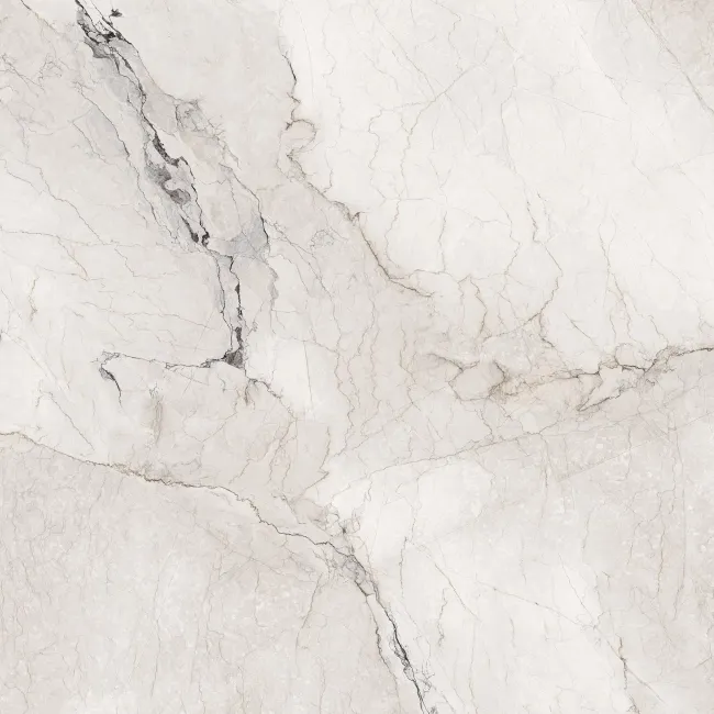 Camouflage White Marble Effect Italian Large Honed Porcelain Tile 120x120cm