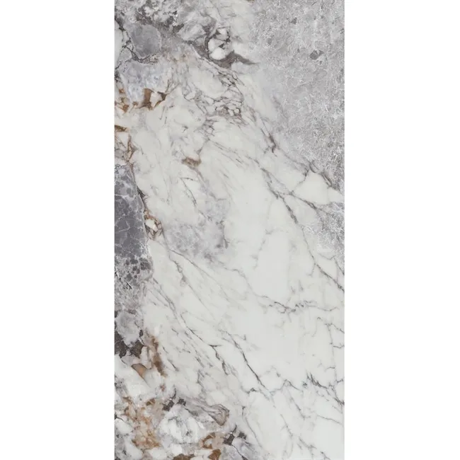 Unico Grey Marble Effect Italian Large Matt Porcelain Tile 120x60cm
