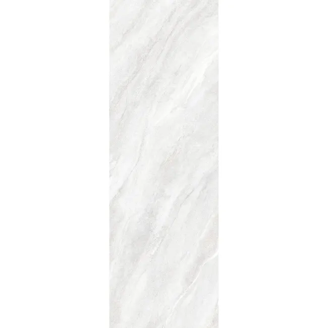 Strond Cloud White Marble Effect Large Matt Porcelain Slab 275x100cm