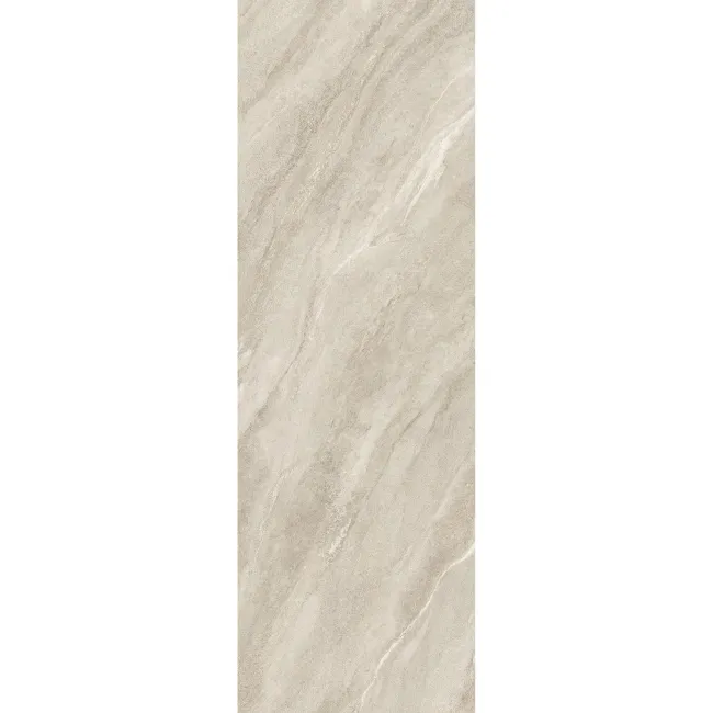 Strond Oat Beige Marble Effect Large Matt Porcelain Slab 275x100cm