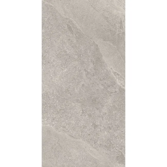Alpen Grey Slate Effect Matt Italian Porcelain Tile 60x30cm