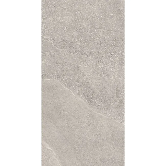 Alpen Grey Slate Effect Matt Italian Porcelain Tile 60x30cm