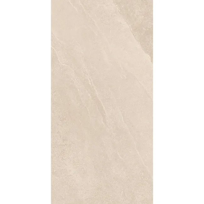 Alpen Beige Slate Effect Matt Italian Porcelain Tile 60x30cm