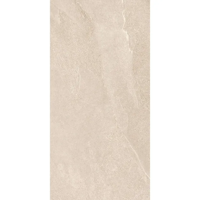 Alpen Beige Slate Effect Matt Italian Porcelain Tile 60x30cm