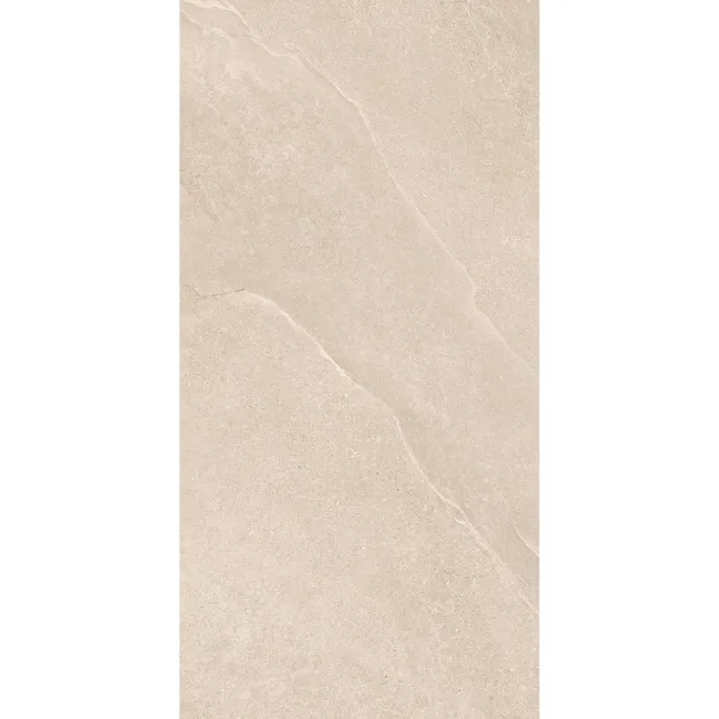 Alpen Beige Slate Effect Matt Italian Porcelain Tile 60x30cm