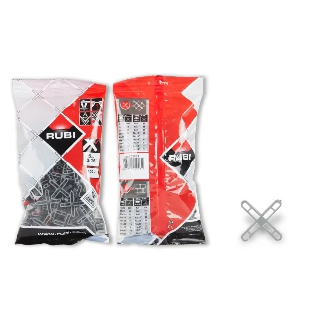 Rubi 5mm Tile Spacers - Pack of 100