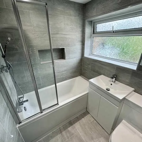 Cliff Grey Slate Effect Porcelain Tile 60x30cm