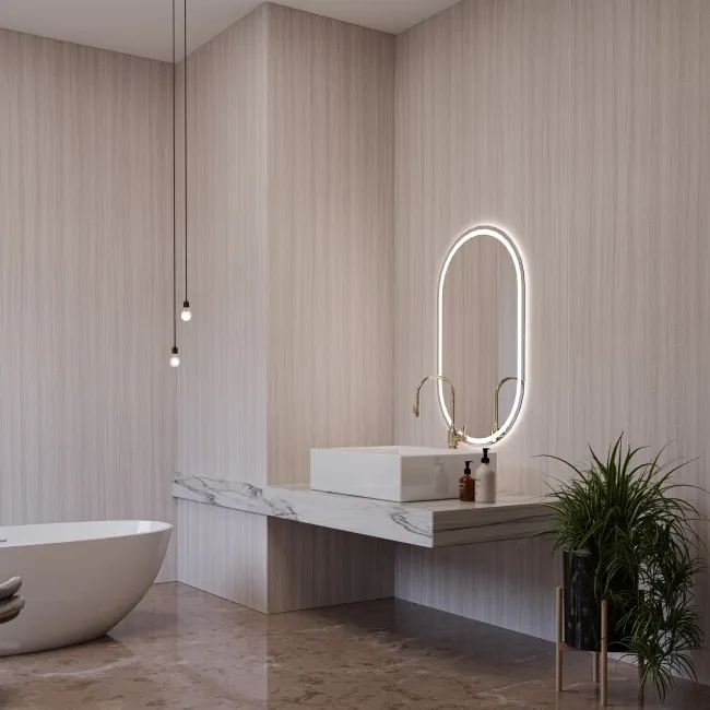 TrueTouch Travertine Cemento Composite Wall Panels
