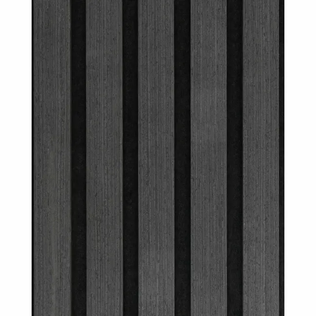 Trepanel® Noir Black Acoustic Wood Wall Panels