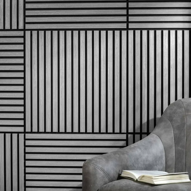 Trepanel® Ash Square Acoustic Wood Wall Panels