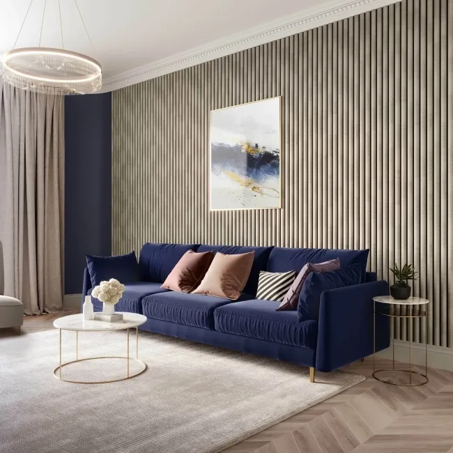 Trepanel Design® Nordic Beech Curve Acoustic Wood Wall Panels