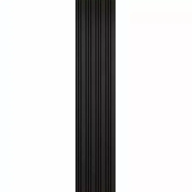 Trepanel Design® Noir Black Multi-Width Acoustic Wood Wall Panels