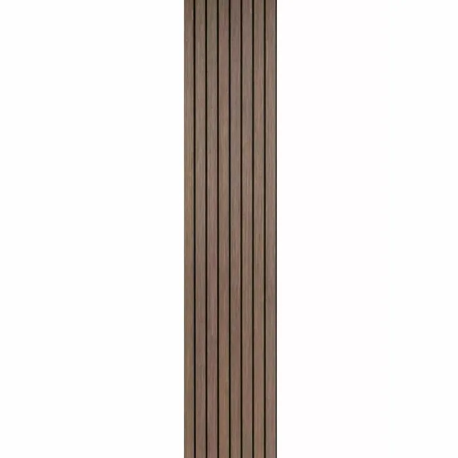 Trepanel® Walnut Brown Wide Slat Acoustic Wood Wall Panels
