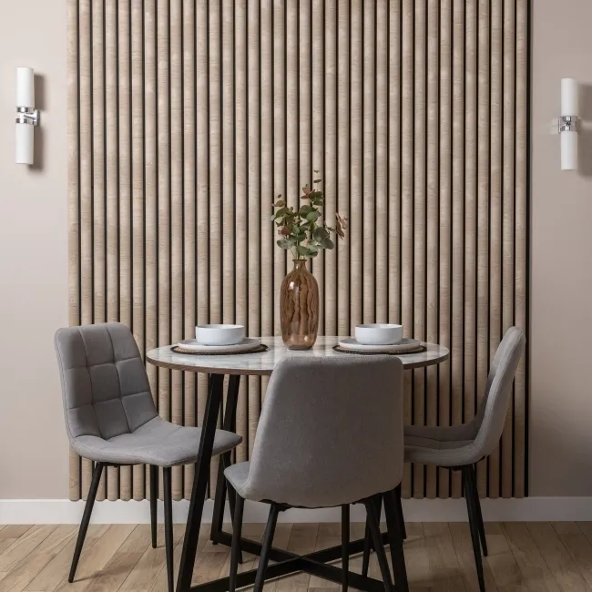 Trepanel Design® Nordic Beech Curve Acoustic Wood Wall Panels