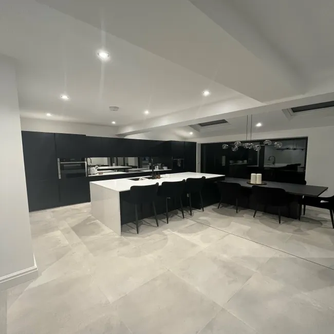 City Grey Concrete Effect Anti Slip Large Porcelain Tile 60.5x60.5cm