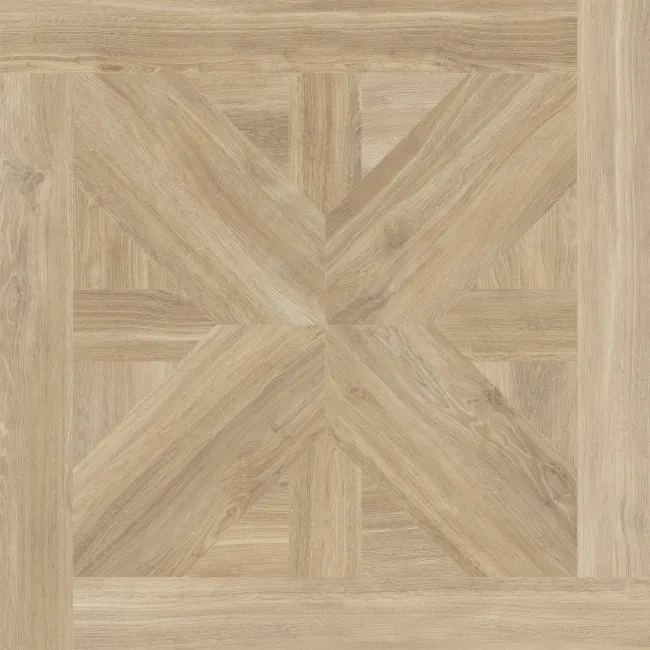 Volte Beech Woven Wood Effect Large Matt Porcelain Tile 75x75cm