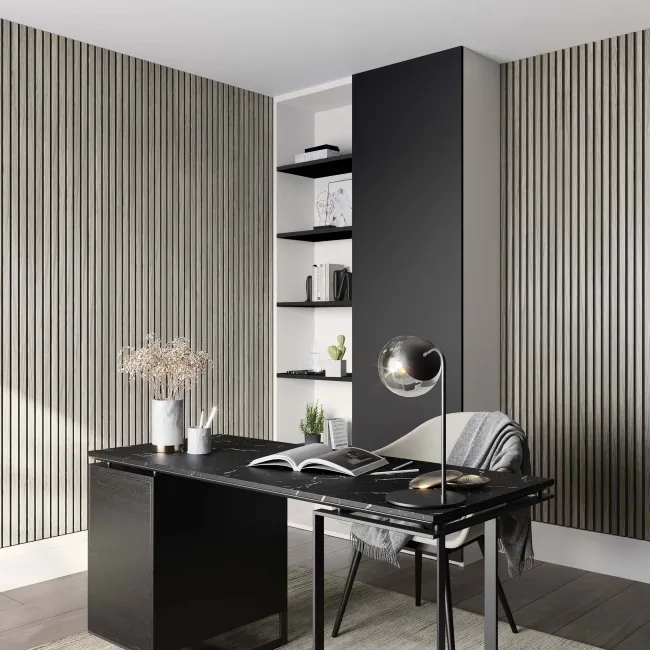 Trepanel® Silver Grey Acoustic Wall Panels