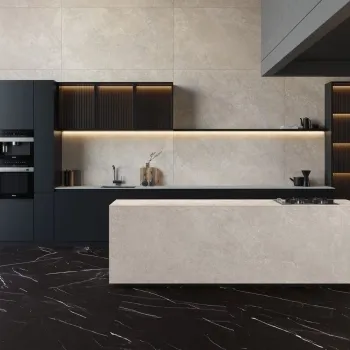 Linen Beige Travertine Effect Sturctured Matt Porcelain Slabs 180x100cm