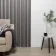 Trepanel Design® Silver on Dark Grey Felt Multi-Width Acoustic Wall Panels