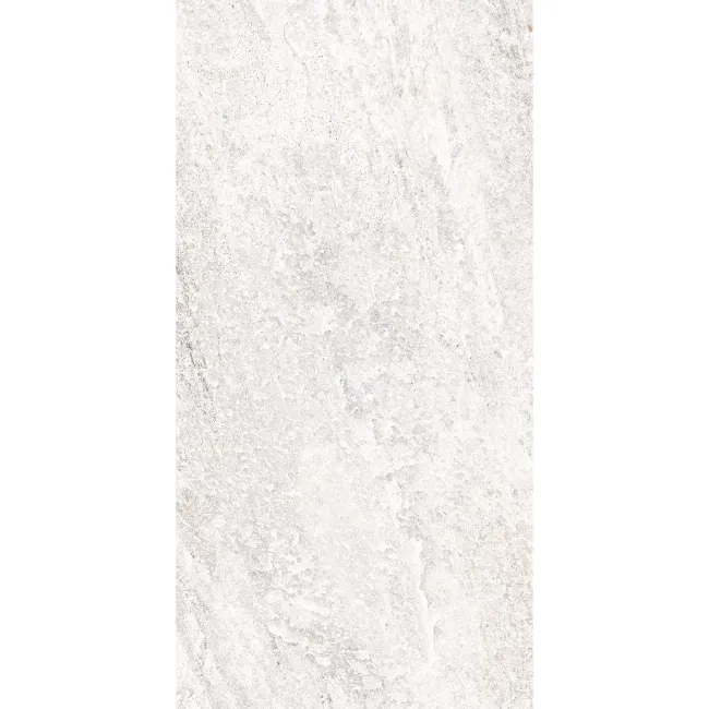 Quartz Stone Effect White Anti Slip PorcelaIn Tile 75x37cm