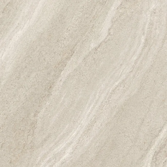 Strond Oat Beige Marble Effect Structured Matt Porcelain Tiles 100x100cm