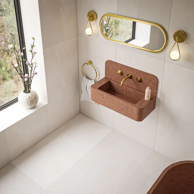 Prescious Sand Onyx Marble Effect Large Matt Porcelain Tile 120x60cm