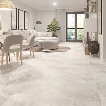 Toscana Perla Stone Effect Large Matt Porcelain Tile 120x60cm