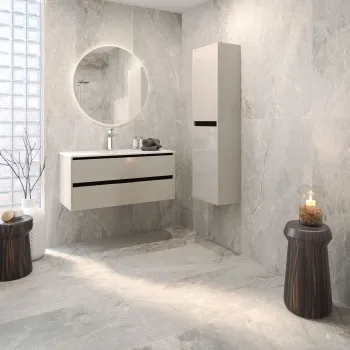 Toscana Greige Stone Effect Large Matt Porcelain Tile 120x60cm
