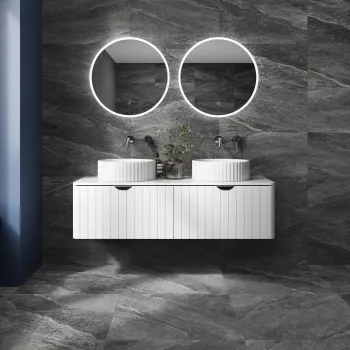 Alpen Graphite Slate Effect Matt Italian Porcelain Tile 60x60cm