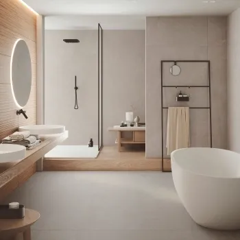 Eden Sand Marble Effect Sturctured Matt Porcelain Slabs 180x100cm